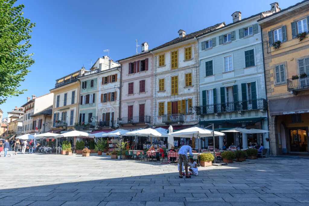 Piazza Motta a Orta San Giulio