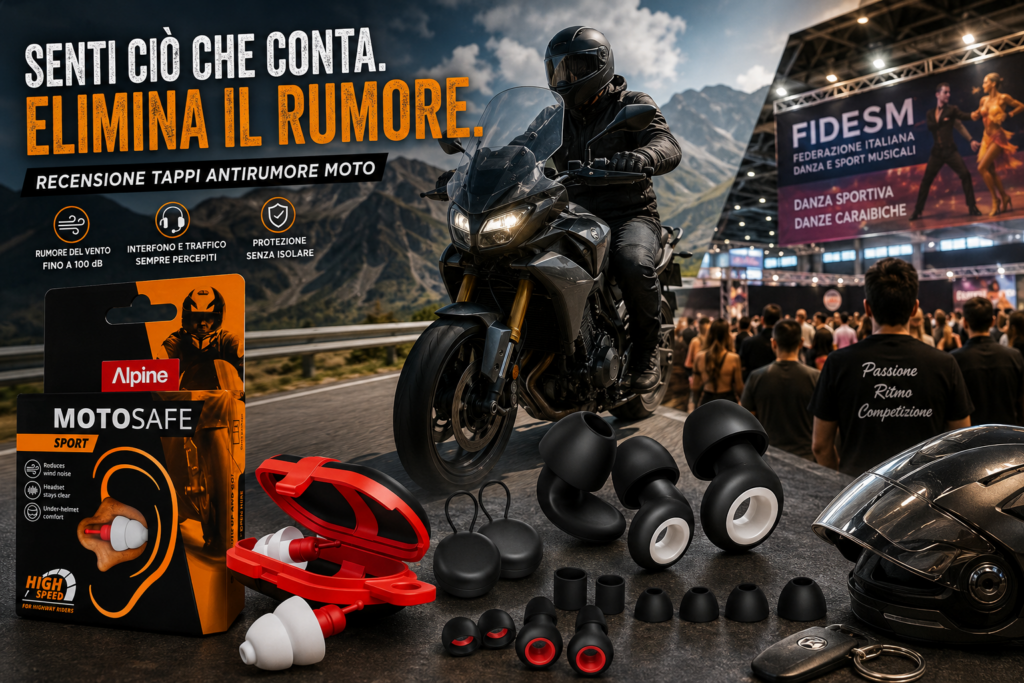 Tappi antirumore moto: confrontiamo le Alpine MotoSafe Sport con le cinesi di Amazon